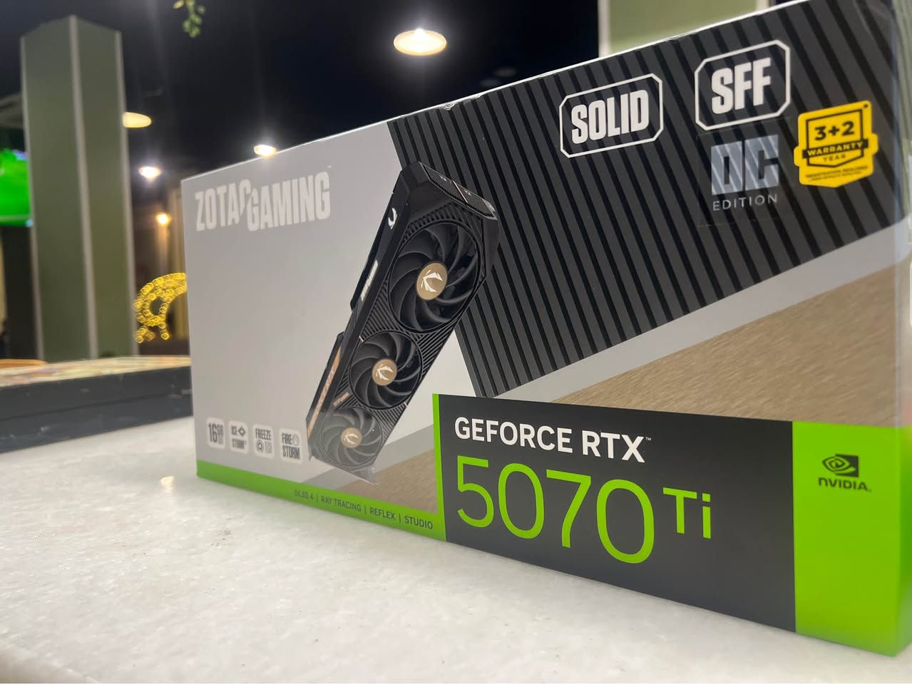 للبيع كرت شاشة Rtx 5070ti oc 16g جديد 
غير مستخدم ختم شركة ضمان ٣ سنوات وصل الشراء موجود 
بسعر منهي مليون 490 الف دينار عراقي البصرة, العراق


**إذا كنت صاحب هذا الإعلان وتريد حذفه لأي سبب، رجاءا أرسل رسالة إلى الدعم الفني**