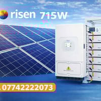 ألواح Risen بقدرة 715W هندسة طاقة مصمّمة للأداء العالي والاستقرار طويل...