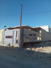 بيت هيكل المساحه 250م  البوبيات ملحق حي الزهراء  4غرف وصاله ومطبخ حار ...