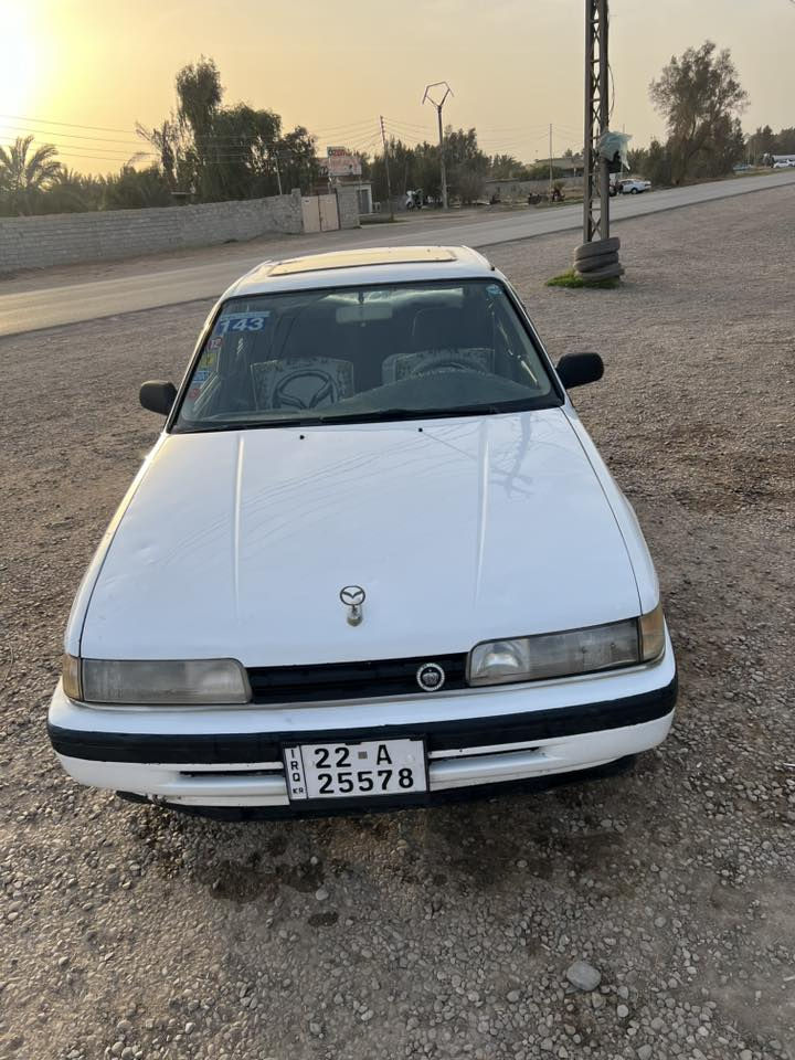 مازدا 625    محرك 8 بخ موديل 1990  كير عادي.      رقم اربيل  سنوية باسمي تنتهي ب 2030   / تبريد / العنوان _ ديالى شهربان.  / السعر 45 / *********** وتساب
