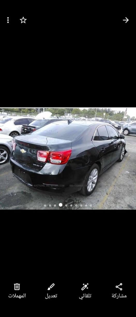 السلام عليكم ماليبو ٢٠١٥ وارد أمريكي ضربتها خفيفة جدا لالغود ولاشواصي ولادواخل ايرباكات سليمة كلها محرك جديد ٢٥٠٠ تنفس طبيعي كير ممتاز تبريد تدفئة كشنات جلد تحكم جهتين /شاشة لمس قلاب بلوتوث /رقم بغداد الإنكليزي هزة جديدة رايدها ٩٠ ورقة وبيها مجال بسيط للشراي مكاني بغداد الدورة وهذا رقمي *********** متواجد واتس اب
