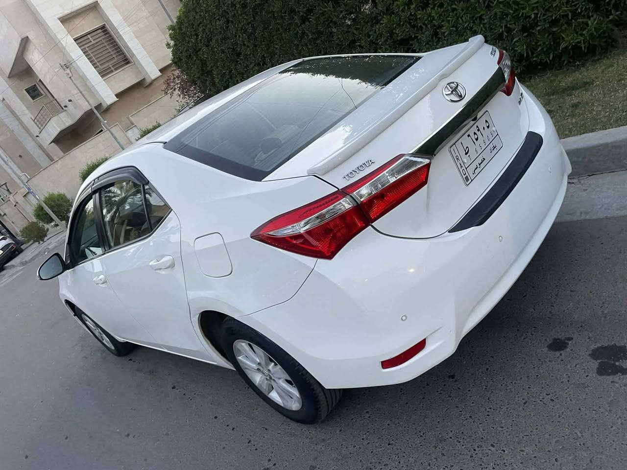 *********** جديده جدا 
كورلا ٢٠١٥  XLI خليجي شركة العامة
فول مواصفات عده فتحه
 كشنات جلد لونين 
حساس خلفي 
لد امامي خلفي 
اشاير بالمري  
فول تحكمات ستيرن 
شاشه  وكامره 
تبريد ثلج 
سيارة كلش نظيفة وجاهزه مابيها اي نقص
كير  محرك بلاديات جدد
غرفتها  جديده  عله وضع الشركه
صدر امامي خلفي جديد 
تخم تاير ياباني  وباتري جدد
 ماشيه فوك ٩٠ الف كيلو
 صبغ شويه بابين اثر شخط بدون اي ظربة ولا دواخل
 مكاني بغداد الاعظمية
 السعر ١٣٠  ورقة 
اتصال فقط مكلف بلنشر 
 *********** بغداد, العراق
