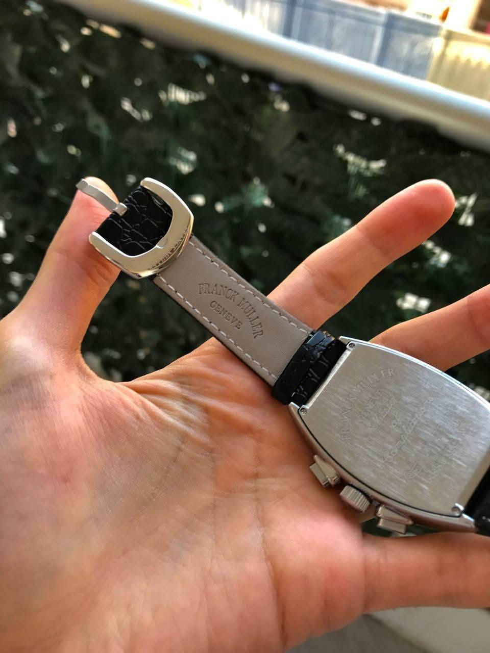 ساعتين (فرانك مولر) بأب اول إنتاج (٢٠٠٤) وزن ثقيل ، مال باله غير مستخدم نظافة (١٠٠٪؜) و شغل (١/١) 
مكينتها اوتوماتك و تكويك {نظامين}
سناتر شغالة [اسبوعي/شهري]
سير جلد طبيعي بلادي 
طلاء ثابت


**إذا كنت صاحب هذا الإعلان وتريد حذفه لأي سبب، رجاءا أرسل رسالة إلى الدعم الفني**