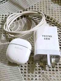 ايربود انفينكس • شاحن تيكنو ٦٨واط • نجف ابو صخير