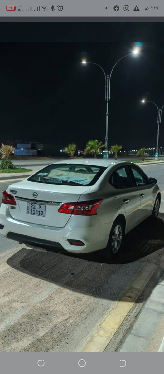 نيسان سنتره 2024  كفاله عامه رقم اربيل انكليزي  ماشيه37 قابل للزياده سياره جديده على وظع الشركه مكان السياره بصره ام قصر مكلف بنشر مكلف بنشر *********** سعر(136)
