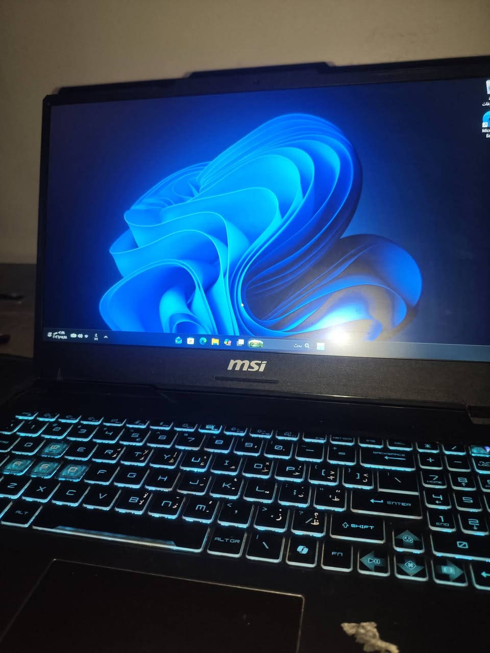للبيع لابتوب MSI Cyborg 15 A13UDX

- المعالج: Intel Core i7-13620H
- كرت الشاشة: NVIDIA GeForce RTX 3050 6GB
- الرام: 16GB DDR5
- التخزين: 512GB NVMe SSD
- الشاشة: 15.6" FHD IPS 144Hz
- النظام: Windows 11
 
السعر مليون و بيها مجال

للاستفسار أو المعاينة راسلني على واتساب ***********.
