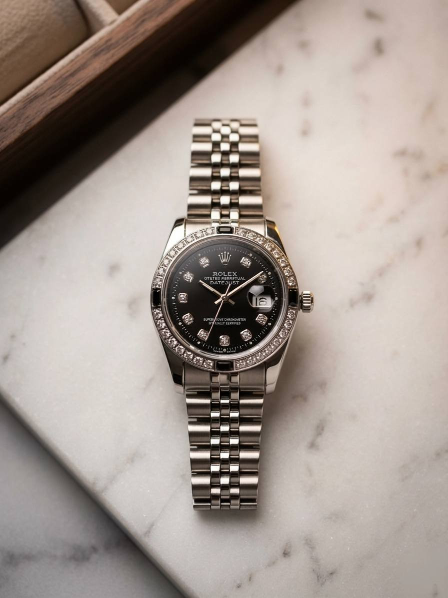 ساعة رولكس ديت جست (Datejust) بميناء مرصع بالماس.
صناعة سويسرية أصلي.
​السوار: Jubilee المريح والأنيق.
​الإطار: مرصع بالكامل لإضفاء لمسة من الضوء على معصمك.
​الميزة: تقويم التاريخ مع عدسة "سايكلوبس" الشهيرة
متوفر التغليف كهدية مميزة تليق بشخصك المميز♥️
متوفرة الآن في 1kr_store
📍 الديوانية – الحمزة الشرقي 
🚚 توصيل مجاني داخل الحمزة الشرقي
متوفر التوصيل لكل المحافظات
#اكسسوارات #رولكس #الحمزة_الشرقي #ساعات_فخمة #ساعات_رجالية #ساعات_نسائية #لايك


**إذا كنت صاحب هذا الإعلان وتريد حذفه لأي سبب، رجاءا أرسل رسالة إلى الدعم الفني**