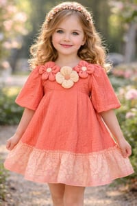 فستان بناتي • ستار وان • قياس ٢-٥ سنة