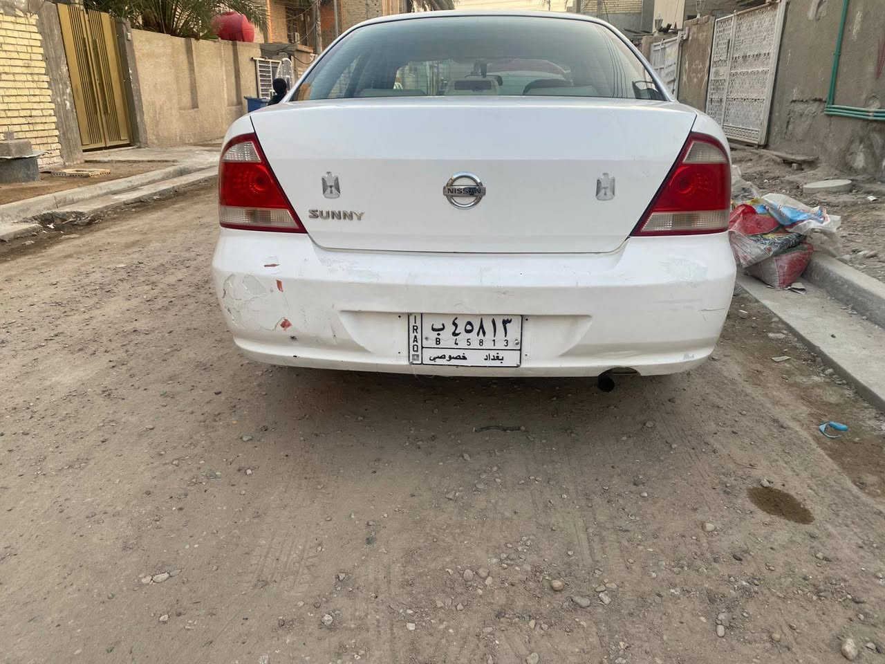 السلام عليكم نيسان صني بدي كوري 2012
بيه أربع قطع صبغ كير محرك مكفول صدر امامي خلفي جديد السعر 95 بيه مجال مكان بغداد الغزاليه

***********
