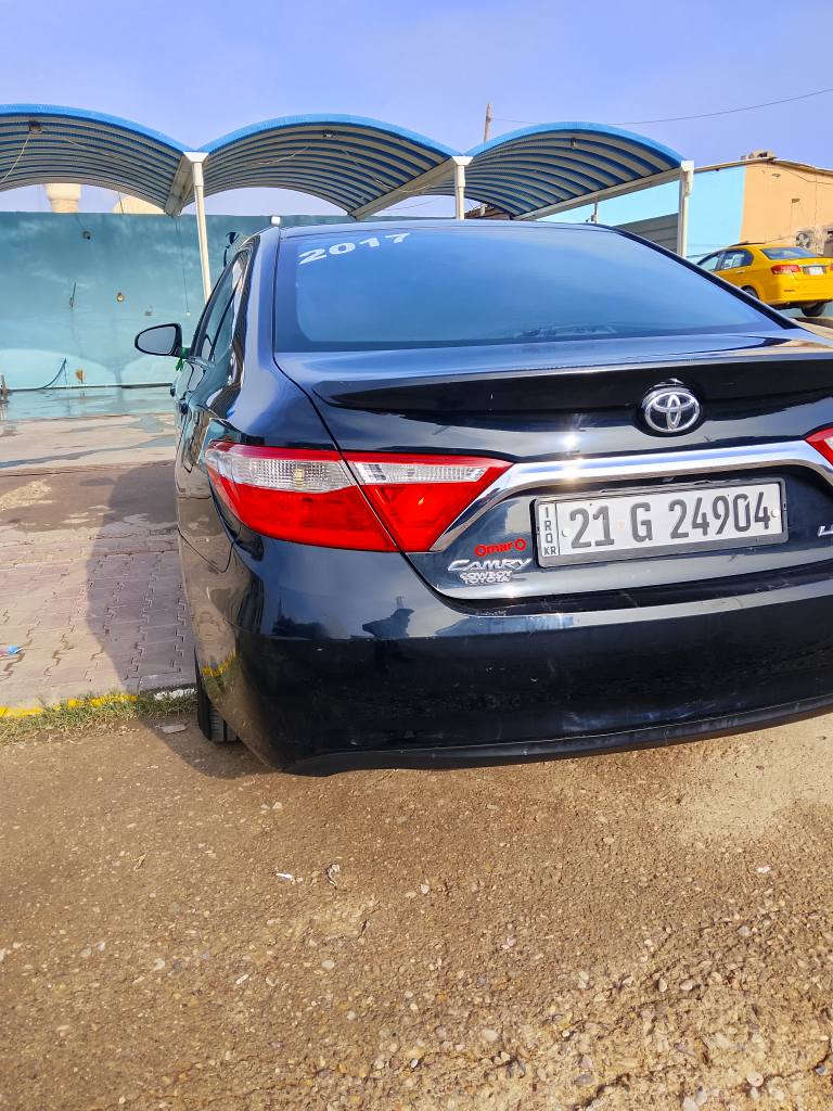 سيارة للبيع كامري 2017 موصفات Le ماشي 166كيلو بيه صبغ بونيد فقط واشويه حك شبر بل جاملغ الخلفي فقط سنويه جديد بسمي شرط تحويل السعر 150 بيه مجال بسيط للاستفسار *********** طوز, صلاح الدين
