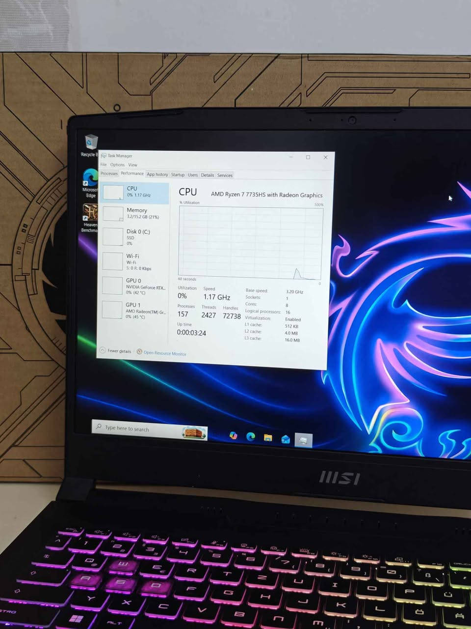 MSI Bravo 15 C7V 🚀 بازەکەی ئێم ئێس ئای گەیشت!

مواسات / الخلاصة: 🛠️
▫️ Model: MSI Bravo 15 C7V 💻
▫️ CPU: Ryzen 7-7735H (7th Gen Processor) 🌪️
▫️ GPU: NVIDIA GeForce RTX 4060 8GB (105W) 🔥
▫️ RAM: 16GB DDR5 🏎️
▫️ Storage: 512GB SSD 💾
▫️ Display: 15.6” FHD 144Hz 📺

کوردی:
ئەم لاپتۆپە بۆ یاری و کاری قورس بێمنەتە، مواسەفاتی لوتکەیە و زۆر پاکە.
نرخ: 1,375,000 دینار (مەجالی تێدایە بۆ مشتەری جدی) 🤝
👈 بۆ بینینی لاپتۆپی تر، سەردانی تێلیگرامەکەم بکەن: https://t.me/diarytechnology

العربية:
لابتوب إم إس آي وحش للألعاب والأعمال الثقيلة، مواصفات جبارة وحالة الجهاز نظيفة جداً.
السعر: 1,375,000 دينار (وبي مجال للشراي) 🤝
👈 لمشاهدة المزيد من اللابتوبات، زوروا قناتي على التليجرام: https://t.me/diarytechnology

📞 پەیوەندی / للاستفسار:
*********** 📲 (واتسئەپ هەیە)
*********** 📲
تیلیگرام: @Dyarysabr حلبجة, السليمانية
