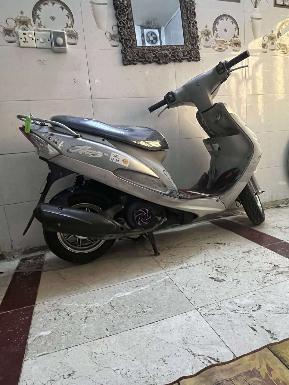 سلام عليكم دراجه منغولي بلاديه مكفوله للبيع أو مراوس بعدله مكاني حله ***********
