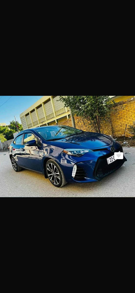 كورلا 2017 وارد امريكي لون جويتي 
مرقم شمالي وجاهز 
حادث فقط دعاميه الباقي مكفول كفاله عامه 
السارة جاهزه ع اخر حبايه 
مواصفات SE معروفه 
ماشي 82
التواصل واتساب 
***********
السعر 145 مكان السيارة ديالى خالص
