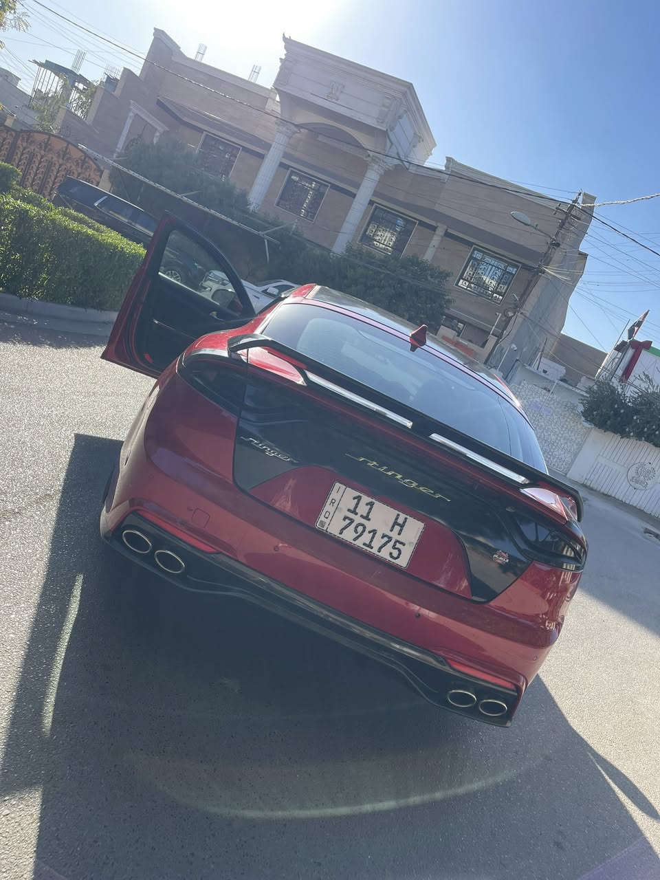 السلام عليكم 
KIA STINGER 2019  1/1 
بريميوم اعلى فئة بل ستنجر اربعه سلندر
حادثة موضح بل صوره كلش خفيف نص جامالغ مصبوغ جهة السايق فقط 
السعر 162$ 
للتواصل ***********
مكان السياره بغداد
