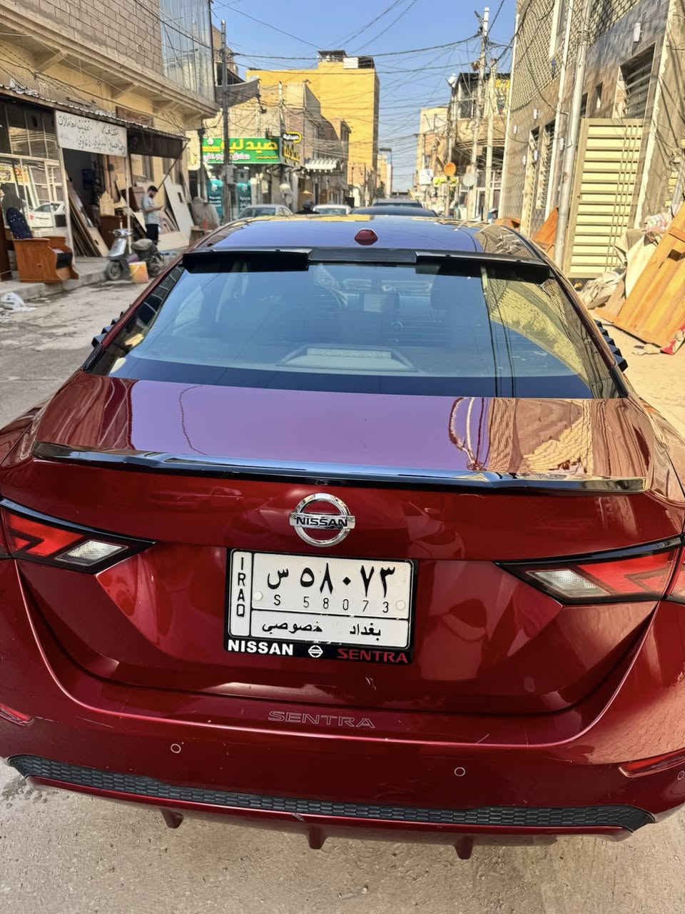 السلام عليكم
للبيع نيسان سنترا 

موديل 2021 

 مواصفات 

1- بصمه تشغيل بصمه ابواب 

2- رادارات جانبي امامي خلفي  

4- حساسات امامي خلفي 

5- كامره دواره 

6- توقف ذاتي 

7- تحديد مسار 

8- مثبت سرعه

9- مانع الانزلاق 

10- شاشه كبيره 

11- ثلاث مخارج 

12- ثلاث انضمه قياده 

13- ايكو و عادي و سبورت 

14- كشافات ضباب امامي خلفي 

15- حساسات و هيترات مري 

17 - ستيرن رياضي D

18- شاشه كاربلاي

19- محرك 2000 دوش وسيارة اصل ياباني 

مكان سيارة نجف

السياره جاهزه كلش حلوه 

رقم  بغداد بسمي 

السعر (130)وبيها مجال  

للتواصل ***********
