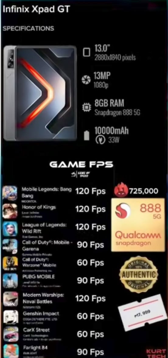 ايباد Infinix X1301 للبيع  جديد اخذته قبل اربع أيام مثل ممرضة بل الفيديو 
سبب البيع اريد ازغر منو لان بلازمه 😅 السعر 400 الف قفله 

مكاني موصل الجانب الأيمن


**إذا كنت صاحب هذا الإعلان وتريد حذفه لأي سبب، رجاءا أرسل رسالة إلى الدعم الفني**