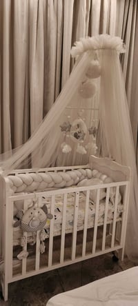 سرير جديد بس مشدود أصلي سعر  85 سرير فقط مع دوشك 07718372366