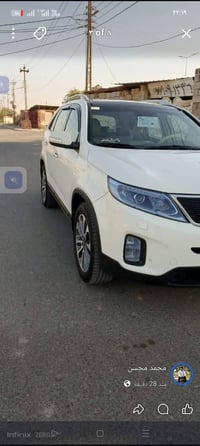 كيا سورنتو للبيع موديل 14 سعرها 180 مقفوله ماشيه 150 كور مواصفات مكان ...
