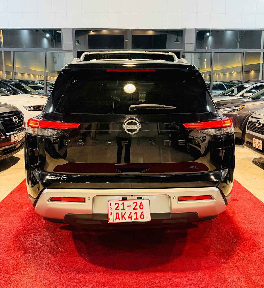 كاتي تترقم شمال فقط 

NISSAN PATHFINDER  2024 SL PLUS 

السعر اكتب كلمة (السعر) 🔰 💵💲
اللون:  اسود

الموديل : 2024

نوع المحرك : 6 سلندر (3.5L) 

عداد المسافه:16 الف مايل 

الضرر: كما موضح بالصورة.  
صور الحادث السياره بدون تبديل بدون دواخل شرط+ رقم الشاصي مرفقه في المنشور

بدون رقم وبشرط الترقيم ( اربيل - دهوك - سليمانية )

المواصفات: 

سقف بانوراما 
ستيرن تدفئه
خمس كاميرات (360)
بصمه تشغيل
بصمة اربع ابواب
تشغيل عن بعد 
كشنات VIP 
كشنات تدفئة 
ستيرن تدفئة 
كشنات كهرباء
رادار امامي
رادارات جانبيه
رادار خلفي
حساس خلفي
شاشه كبيرة
مانع انزلاق
كروز سرعه
هاند بريك بصمه
اوتو هولد
نظام ايكو نورمال سبورت
صندوق كهرباء
7 راكب

العنوان : كركوك حي الخضراء شارع المعارض 

معرض هشام الحمداني لتجارة السيارات 

للأتصال والأستفسار☎️☎️

***********
***********
***********

