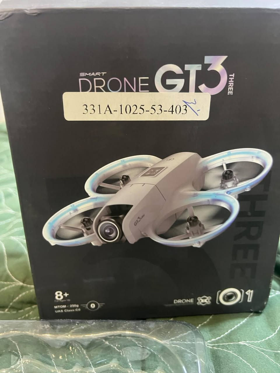 للبيع درون ذكي Smart Drone GT3 Three جديد بكارتونه 📦
يا شباب الدرون جديد زيرو ما مفتوح ولا مطير نهائياً، وياها 3 بطاريات مو وحدة، وريموتها ومراوحها الاحتياطية كاملة مكملة.
أبرز المواصفات:
كاميرا تصوير فوتو وفيديو تربط ع الموبايل.
حساسات عدم الاصطدام (تجنب العقبات).
تعتبر للهوات و المبتدئين في التصوير 
💰 السعر: 70 ألف دينار  
📩 للمهتمين والشراية، التواصل عبر رقم الهاتف *********** 

العنوان/ محافظه البصرة / قضاء ابي الخصيب
