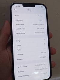 13 برو ماكس ذ512 بطارية 80 بلادي  مراوس مع 14 أو 15 حتلو مبدل بي اشياء...