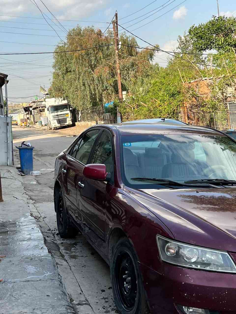 السلام عليكم للبيع فقط سوناتا2007 وارد امريكي ليبل واحد رقم دولي بغداد بأسمي حادثهة خشم الجاملغ الامامي جهة السائق بدون دواخل و دعامية  صبغ بلادي  محرك ستة تخم تاير صدرامامي خلفي جيد جدا كير محرك بحالة جيدة دوشمة جلد شاشة كشن كهرباء  تبريد منظومة كاملة جديدة السيارة جاهزة مكان السيارة بغداد  السعر 93$ للاتصال *********** بغداد, العراق
