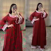 فستان كلوش • مخمل جلد الأرنب • توصيل جميع المحافظات