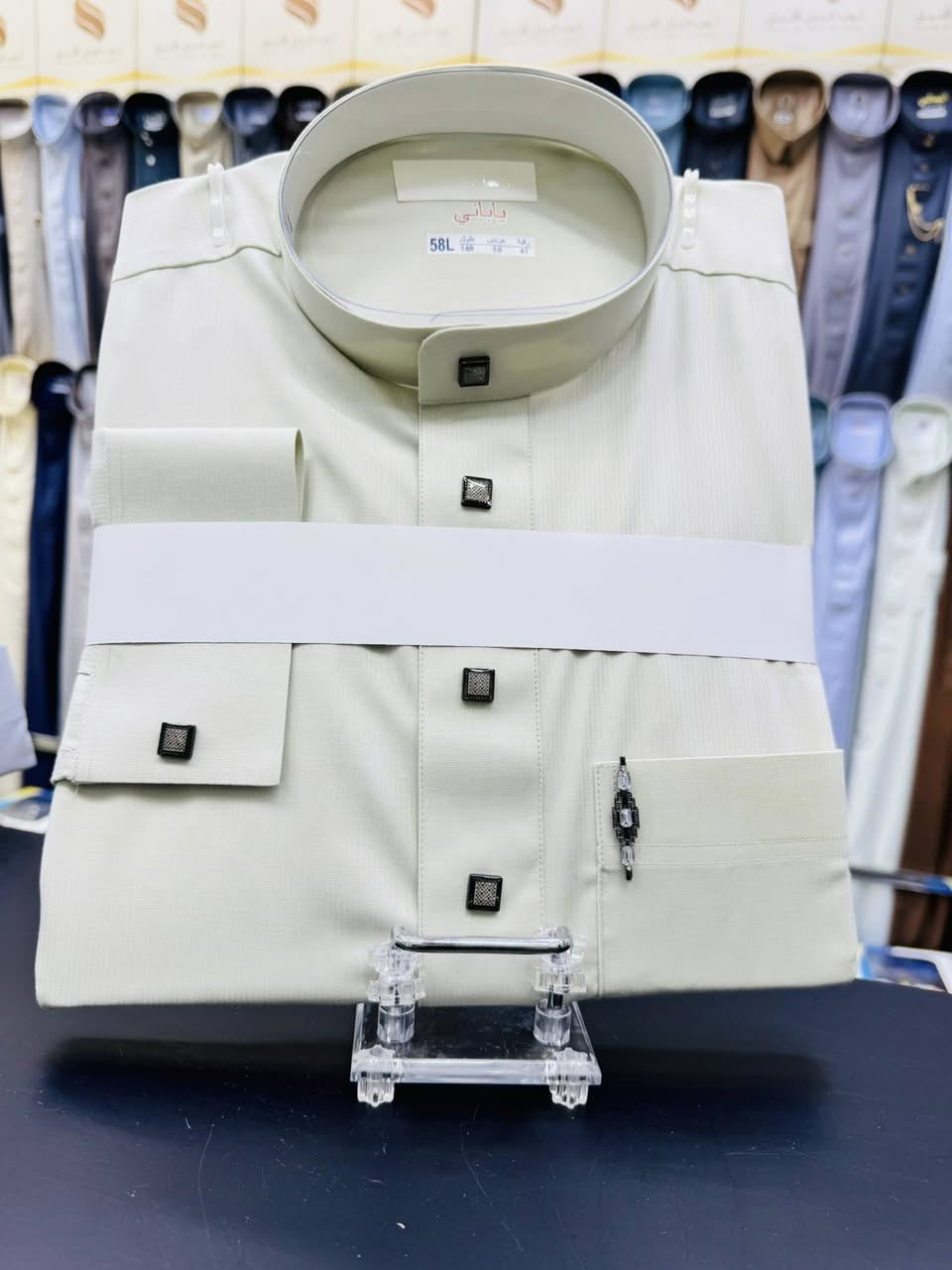 بسم الله الرحمن الرحيم 
 تم بعون الله وصول وجبه جديده داخل مجمع حسن حاتم الداوري
   دشداشة رجالي  فصال كلاسك 
     قماش دوبي ياباني 
     قياسات  من.             56S -  62XL 

العنوان — العزيزية —شارع السوق الرئيسي 
    —قرب جامع العزيزية الكبير 

     # مجمع حسن حاتم الداوري


**إذا كنت صاحب هذا الإعلان وتريد حذفه لأي سبب، رجاءا أرسل رسالة إلى الدعم الفني**