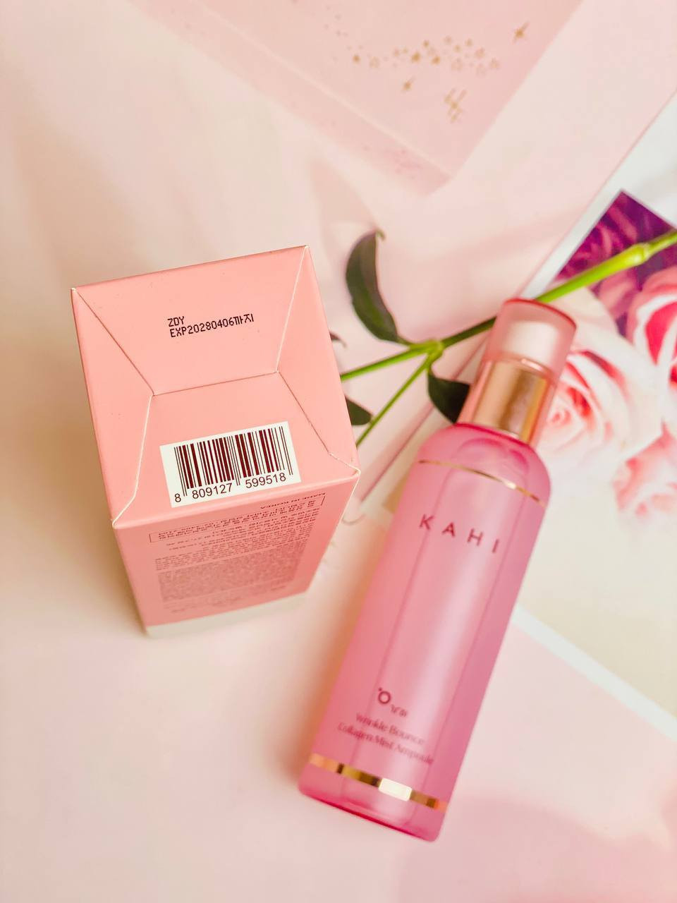 أمبولات رذاذ الكولاجين من كاهي رينكل باونس بنكهة كولاجين السلمون

بخاخ يحتوي على 86.5% من مستخلص كولاجين السلمون وتسعة أنواع من حمض الهيالورونيك.
يعمل على شد البشرة وترطيبها بشكل مكثف لتقليل ظهور الخطوط الدقيقة والتجاعيد.
يحتوي على زيت الشاي الأخضر المخمر وزيت الكركم لنضارة لا مثيل لها.
الحجم 100ml
المنشأ كوريا الأصلي 🇰🇷🇰🇷
توصيل سريع جميع المحافظات الفين دينار


**إذا كنت صاحب هذا الإعلان وتريد حذفه لأي سبب، رجاءا أرسل رسالة إلى الدعم الفني**