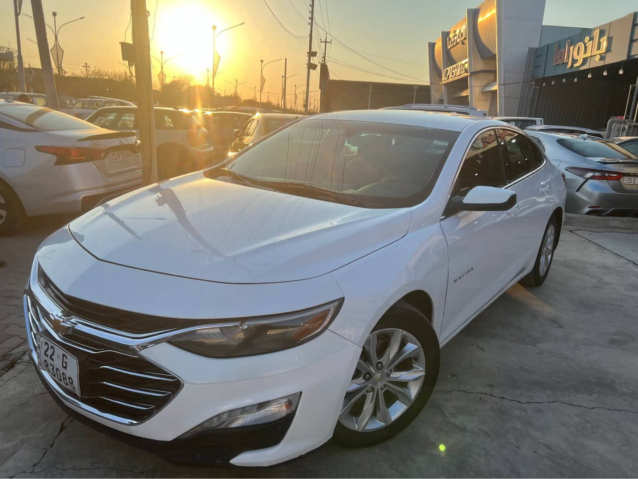 سلام عليكم 

شوفرليت ماليبو 2022

الضرر / جامرلغين الخلفيين صبغ وربع صندوق بدون دواخل 

تخم تايرات جديد 

باقي گشر السياره نضيف 

رقم سنويه جديد 

السعر / 105 وبي مجال

رقم صاحب السيارة / *********** كركوك, العراق
