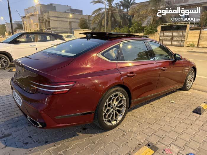 موديل 2023G80  جينيسس
فئة برستيج PRESTIGE اعلى فئه

وارد أمريكي كلين بدي ومحرك ماعدا دعاميه  – رقم بصرة باسمي 

سيارة فخمة، راقية، وأداء عالي تنافس سيارات الفئة الأولى 

 المواصفات:
• شاشة وسطية كبيرة
• شاشة عدادات رقمية كاملة
• مقاعد جلد فاخرة كهربائية مع ذاكرة
• تبريد وتدفئة للمقاعد الأمامية
• بصمة تشغيل + دخول ذكي
• نظام صوت فاخر
• كاميرات محيطية 360 درجة
• حساسات أمامية وخلفية
• إنارة LED كاملة
• جنوط وكالة مقاس 19 إنش
• أنماط قيادة متعددة (Eco – Comfort – Sport)
• نظام النقطة العمياء
• نظام مانع التصادم الأمامي والخلفي
• نظام الحفاظ على المسار
• رادار أمامي + مثبت سرعة ذكي (Adaptive Cruise Control)
• تنبيه عند الرجوع للخلف
• مساعد الخروج الآمن للركاب
• فرامل يد كهربائيه + Auto Hold
• مرايا جانبية كهربائية مع طي وتحكم
• تحكم بالمقود + مثبت سرعة 

هواي مواصافات يمكن ما ذكرتها

 صورة للدعّامية موجودة وتكدر اشوفها عن طريق رقم الشاصي

السيارة نظيفة وفئة راقية وتصلح للاستخدام اليومي والسفر

للاستفسار : ***********
