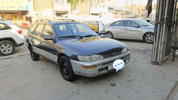 السلام عليكم.
سيارة كورلا ستيشن موديل 1993 بغداد. 
سنوية لحد 2030 باسمي. 
مكينة وكير جديد خير من الله. 
رقم إنكليزي. 
تخم تاير جديد قبل شهر. 
السعر 50 وبيها مجال حق الجية. 
مكان السيارة بغداد حي اور. 
رقم الهاتف ***********.
