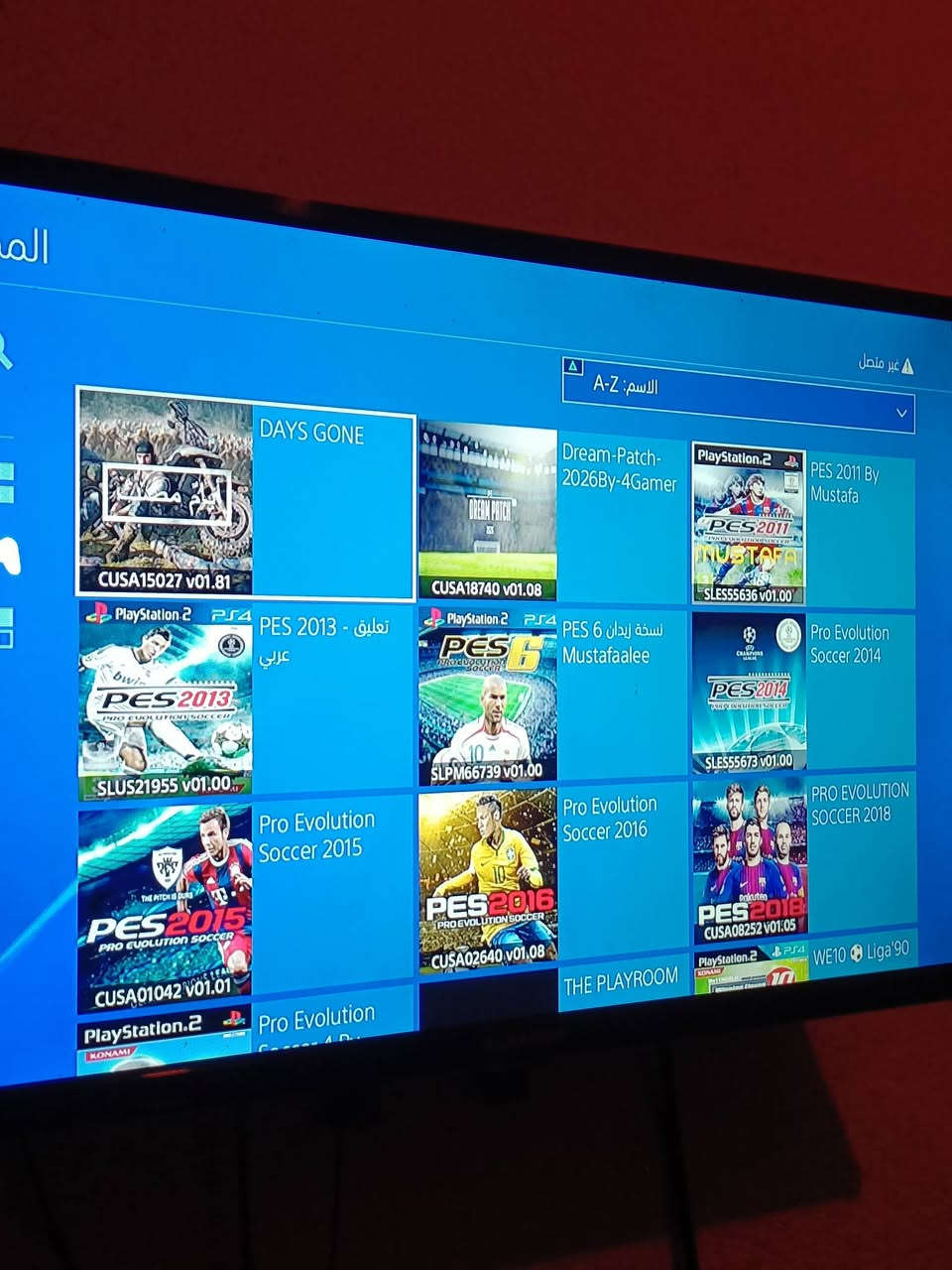 بلي 4 مهكر بي العاب وكيم باتو يعني ميحتاج تروح لبو محل تشتري انت من يمك تنزل العاب نظام 12.52
مجرد مفتوح تنضيف للامانه جهاز يخبل الله شاهد عليه

ويا يوبي اس 

ويا جوستكات اصليه

ويا ستاند هم شحن جوستكات و مبرد للبلي

مراوس بسيريس اس حتلو مفتوح وانطي فرق 

مكاني بابل


**إذا كنت صاحب هذا الإعلان وتريد حذفه لأي سبب، رجاءا أرسل رسالة إلى الدعم الفني**