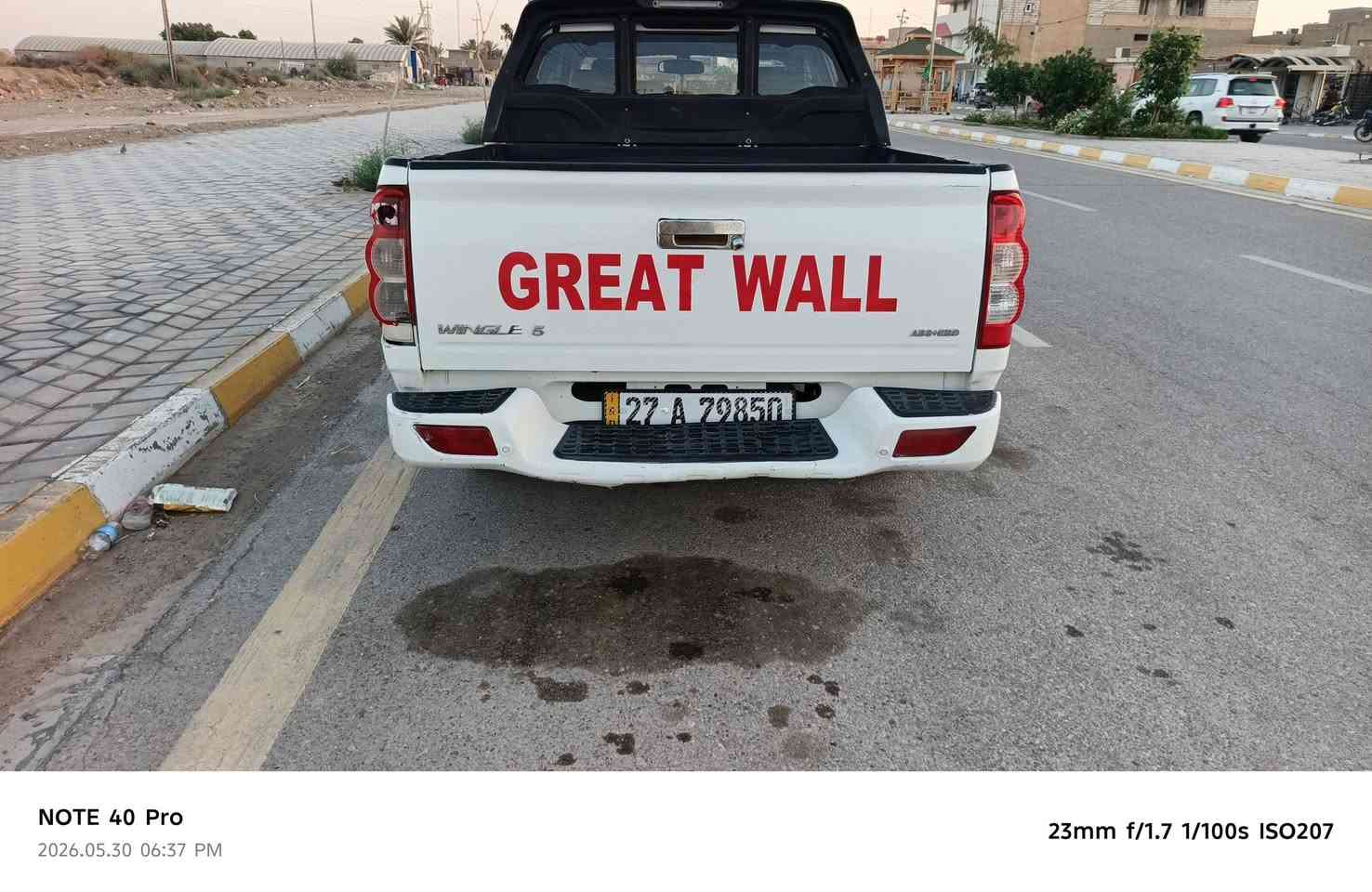 السلام عليكم/
بيكم كريت ويل للبيع موديل 2020 مكفولة بيها ضربه بل جاملغ الخلفي ومصلحها سياره جاهزه من كلشي
كير محرك شاصي مكفول كهربائيات كلها شغاله
تدفئه تبريد ثلج ❄️ دواخله جديده
 حداديه جديده
 سنويه 2030
العنوان واسط / شيخ سعد

للاتصال ***********
