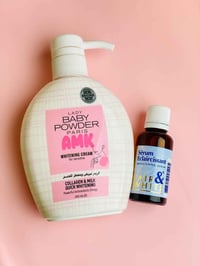 تفتيح المناطق الحساسة • كريم AMK • سيروم Fair&White