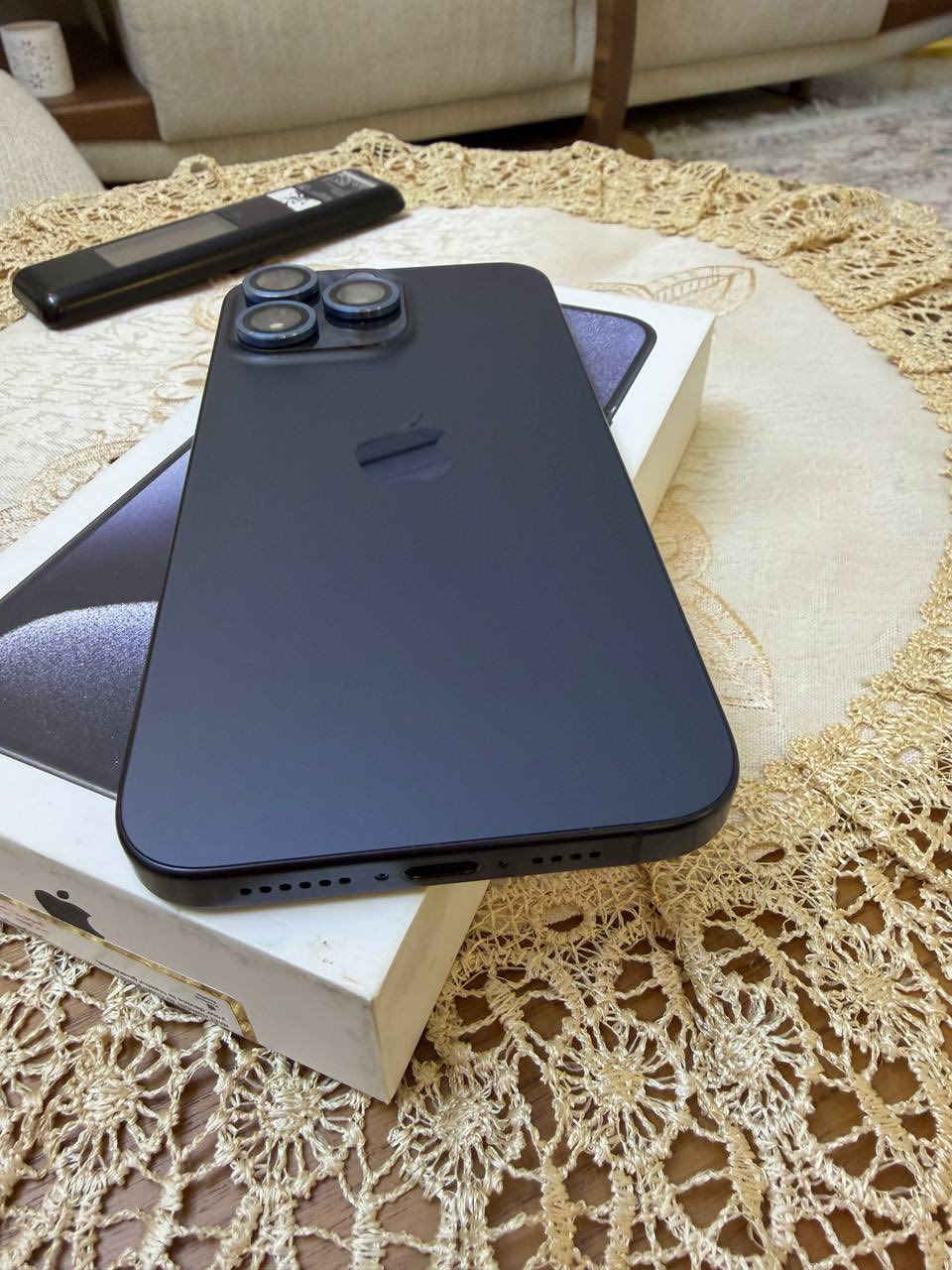 iPhone 15 Pro max - Blue Titanium
ايفون 15 برو ماكس
البطارية 89
الذاكرة 256
نموذج m ماستر
لون النيلي تيتانيوم المميز
نضافة 100% حالة الوكالة
كارتون وملحقات كاملة
العنوان  بغداد الكاظمية
السعر  ب مليون 
***********
