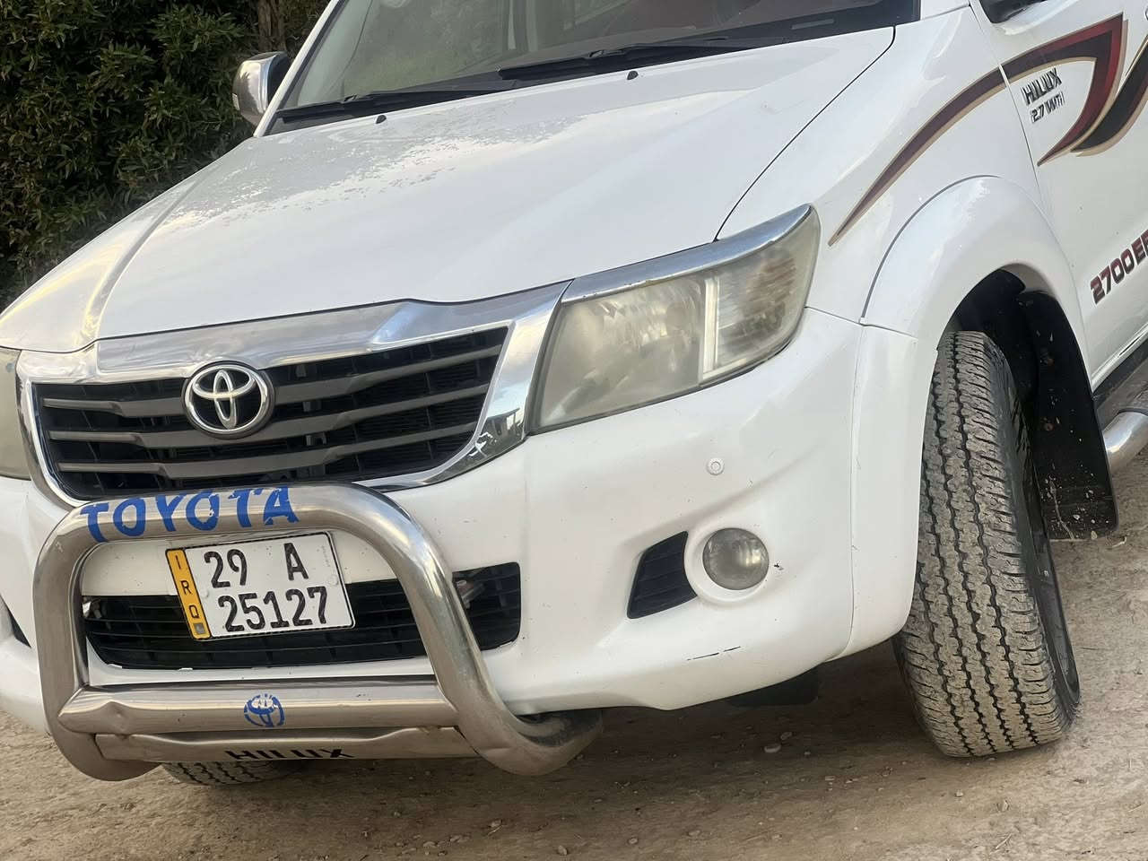 السلام عليكم تيوتا هايلوكس  فور ويل مديل14 رقم واسط كفالة عامة
جاهزة ونظيفة  ومابيه اي نقص 
العنوان بابل سعر215

‭0773 540 4236‬
