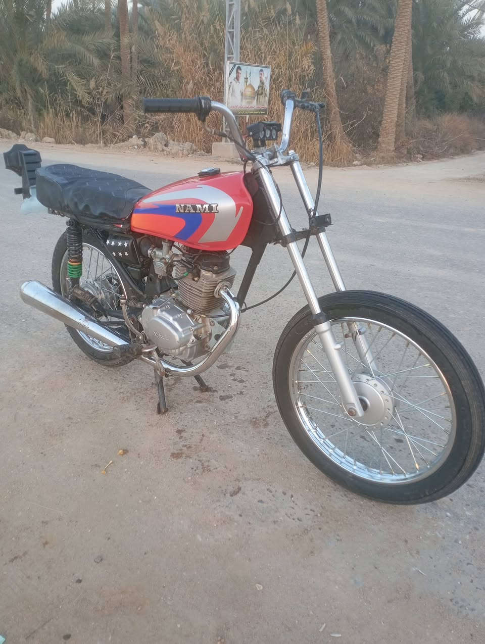 سلام عليكم دراجه نامه البيع زيرو تعمير كله جديد شوفت عينك دراجه احلا من الصوره 2026 صارله 17 يوم من عمرته دراجه كلك 
السعر 400 وبيه مجال 
المكان كربلاء طوريج 
رقم الهاتف ***********
