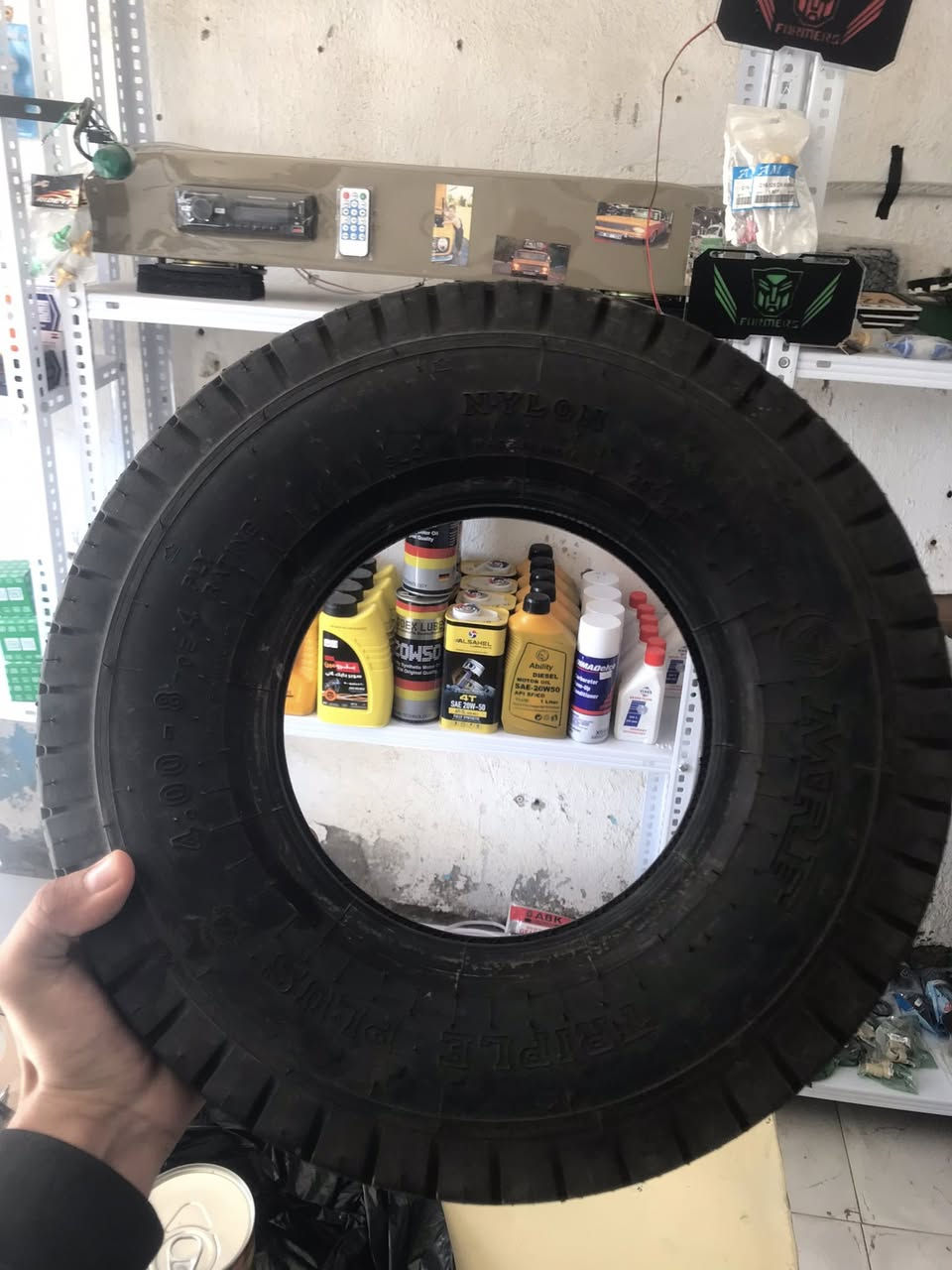 تاير تكتك جبلي شركة ضمان 🔥
تحطيم الاسعار بمناسبة الافتتاح السعر 23 الف فقط 🔥
العنوان شارع الاطفاء مجاور حسينية شاكر جحيل 
محل V2 للادوات الاحتياطية 
***********
