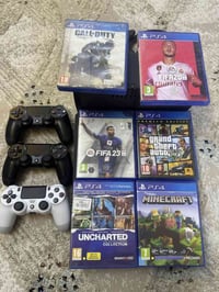 حبايب رمضان كريم بلي 4 سلم  ذاكرة500 مع البلي6 العاب  و3 جوستكات وubs ...