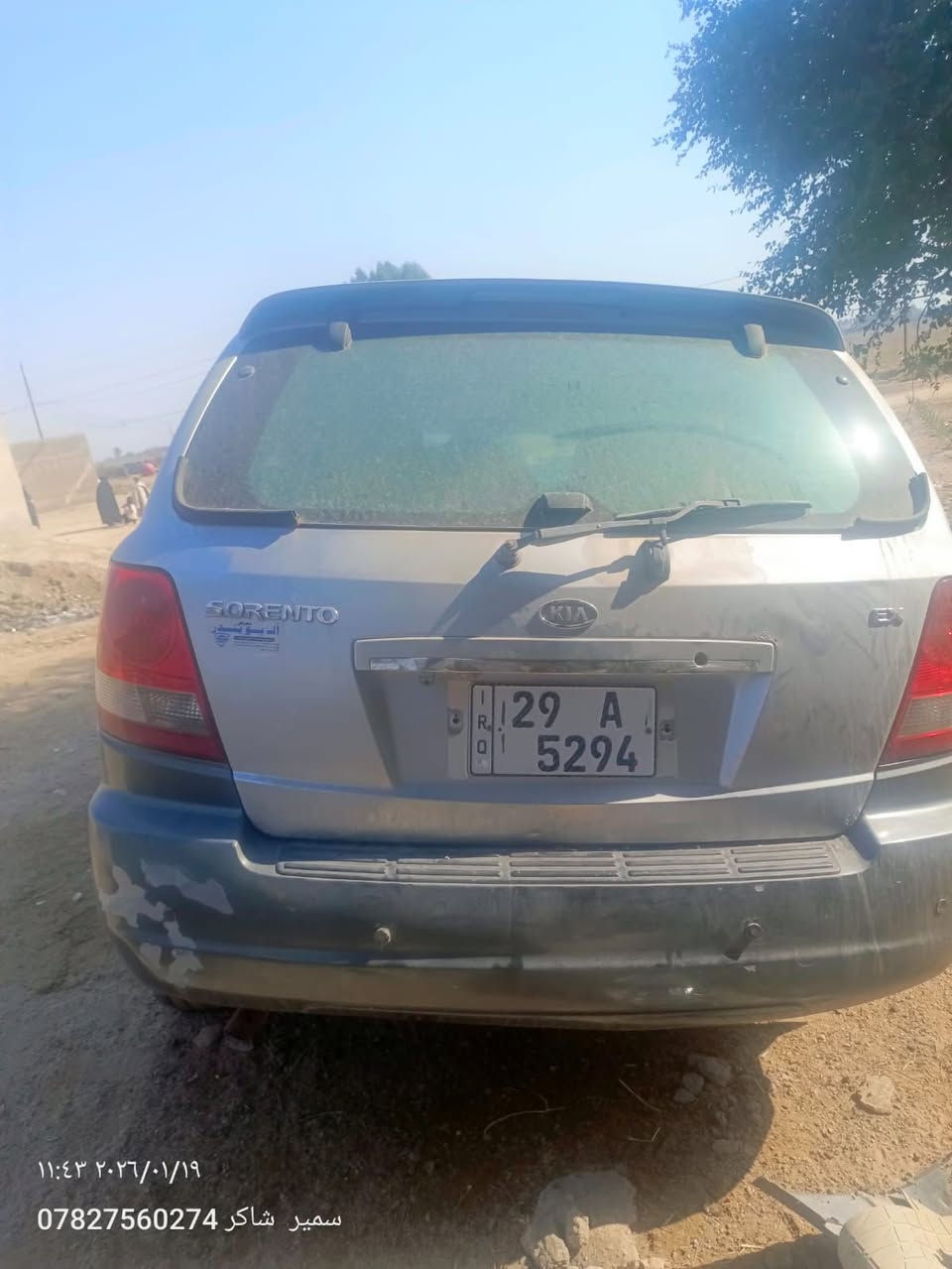 سياره سورنتو 2005 باسمي رقم واسط الدولي 
سياره مكينه وكير ففتي صاحيات الشاصي مابيه شي ضربته واضحه بصوره دواخل سليمات ابيع كوم حديد 
للتفاصيل ***********
