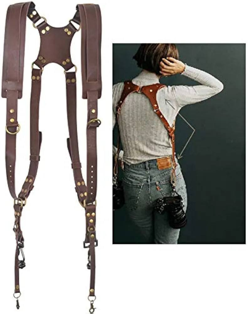 هذا المنتج هو "The Bandit Harness"، وهو حزام كاميرا جلدي مصمم هندسيًا ليتناسب مع شكل الجسم ويتحرك معه لتوفير الراحة.


**إذا كنت صاحب هذا الإعلان وتريد حذفه لأي سبب، رجاءا أرسل رسالة إلى الدعم الفني**