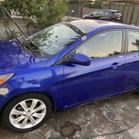 اكسنت هاج باك وارد موديل 2012 ماشية 85 الف ميل حادثهه قبغ جنطة  الصبغ ...