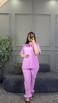 تراك شرعي نسائي • خامة كريشة • مقاسات L/XL/2XL