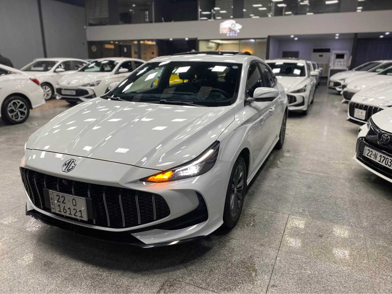 ئێم جی  MG GT 2025 Sport
تەنیا 12 هەزار ڕۆیشتووە.هیچی نیە.
مواصفات.بەصمة.برێك کارەبایی.
شاشەو كاميرا.لايت.زينۆن.
مكان  أربيل.   ١٠٠ متری معرض تۆپ کارس 
سعر 117$ورقة   موبایل    *********** أربيل, العراق
