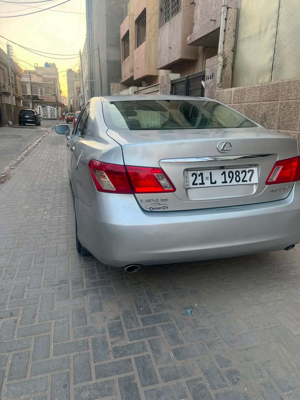 لكزس ES350
موديل 2009
صبغ قطع ابيع حزام 
فول مواصفات 
فتحة ، كشن كهرباء ، شاشه ، كامره خلفيه،تحكم ستيرن ، مثبت سرعة 
مكينه ٣.٥ سته سلندر
بيها لاستيك ولف فقط 
صدر بحالة جيده 
السعر ٩٨ وبي مجال
عنوان بغداد الكرخ
***********
