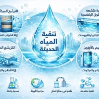 السحاب • معالجة مياه منزلية • توصيل للبيت