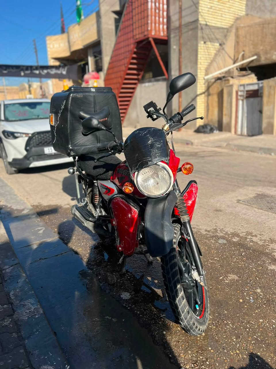 سلام عليكم بوكسر مديل 2023 دراجه نضيفه كولش اوراق كامله سعر مليون ونص العنوان بغداد جسر ديالى واتساب ***********
