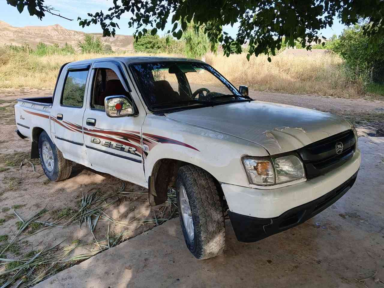 پیکاب دێر 2008
گێرو مەکینەو اکسلی بەشەرت 
ناو سور دشپول مەرزیە 
چوار تایەی لۆک پێشو پشتی توندو تۆڵە
دەعامی بۆ دەعامی بەشەرتی فیتەر 
مەنەفێست فسفۆڕ
خوار بازار 26
***********
