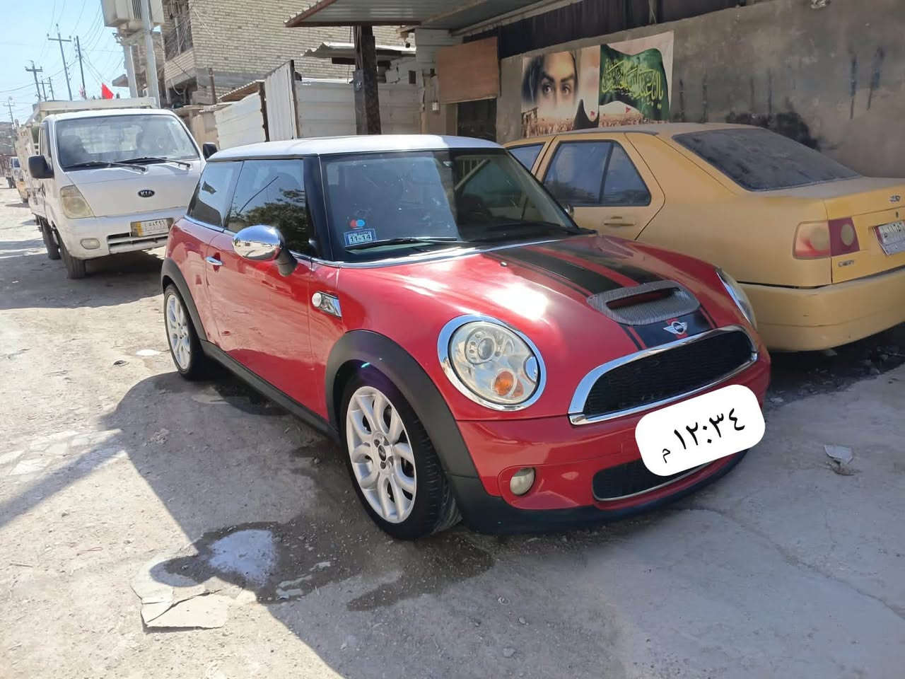 سلام عليكم  للبيع ومراوس ادوات
ميني كوبر  زيروو  جديده لوك محرك ٢٠٠٠
تيبربوو كير ٦نمر  يعني شلعه ومعدل تشلع الكاع
مكينه وكير تبريد ثلج 
اس السياره 
فول مواصفات 
ويل١٨ 
جاهزه من كلشي وكل نقص مابيها 
ارقام اصلي نكليزي سنويه ستنساخ 

السياره بيها كصة جنطه  بدون صبغ 
ايرباك 

فتحة سقف بانورما 

وكشنات جلد 

جانات كهرباء اوتماتيكه 

بصمه تشغيل 

ومعروفه مواصفاتها 

والسياره على وضعها البلادي بعدها 
سماعات ضيم بيها سيدي اوكس بلوتوث 

مكاني بغداد شعندك مراوس نزل 
متواجد ع واتساب راسلني 

للتواصل *********** 

سعرها ٤٠ورقه
